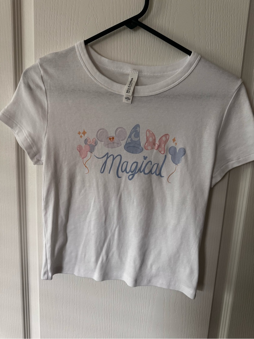 Magic on Main Disney Cropped Baby Tee